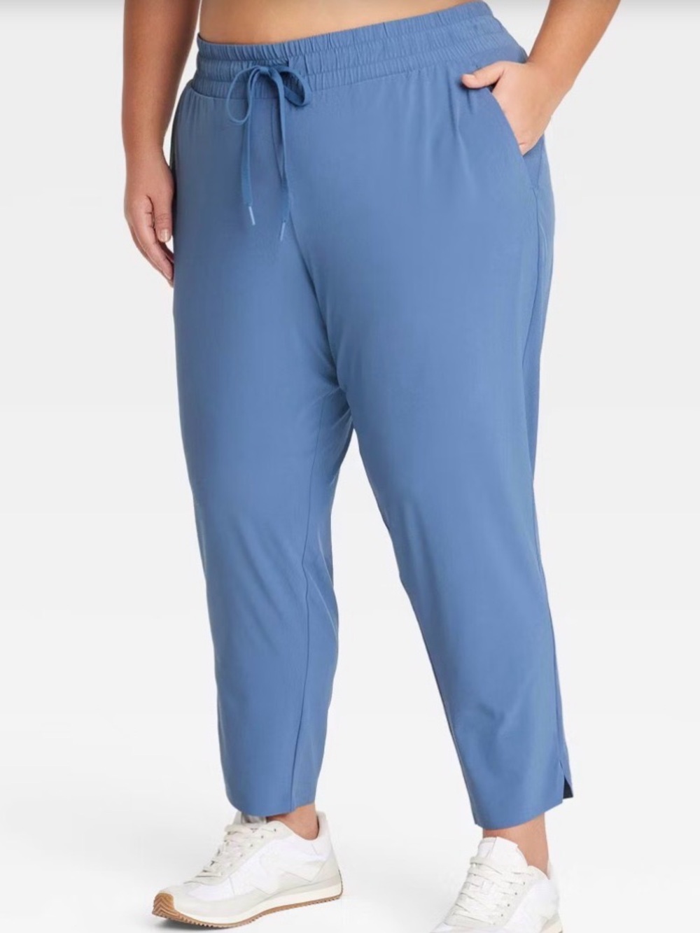 NWT all in motion Light Blue Drawstring Ankle Joggers